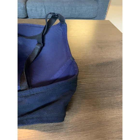 Torrid Black & Blue Strappy Mesh Cage Bra 40DD (E) - Picture 13 of 16